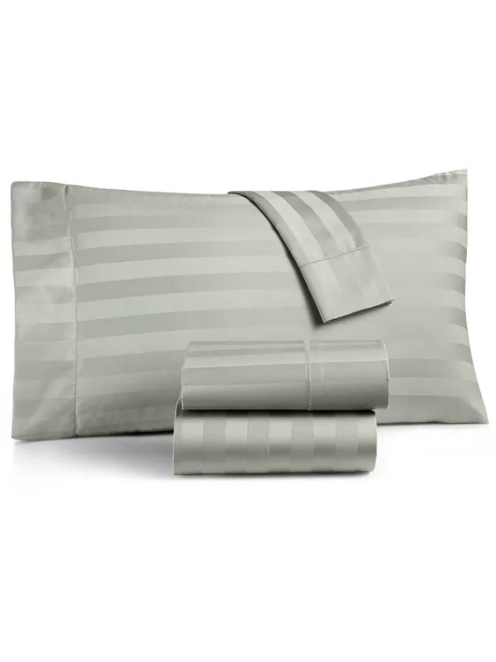 Charter Club Stripe 550 Thread Count 100% Cotton 4-Pc. Sheet Set, Queen $200